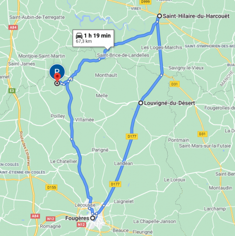 Itinéraire Transport